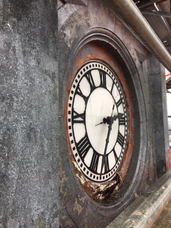Clock Face Surround Cleaning
